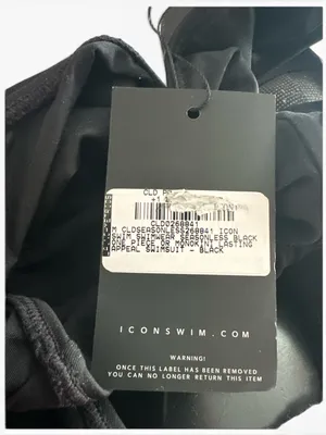 NWT Icon Swim One-Piece Thong Swimsuit M thumbnail 6