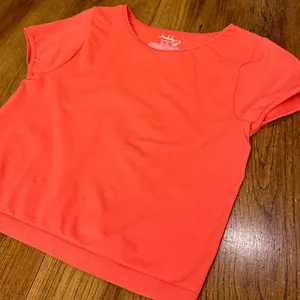 Free People Vibrant Orange Crop Top thumbnail 6