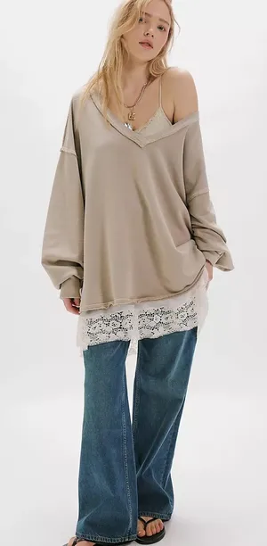 Free people Venice v neck thumbnail 1