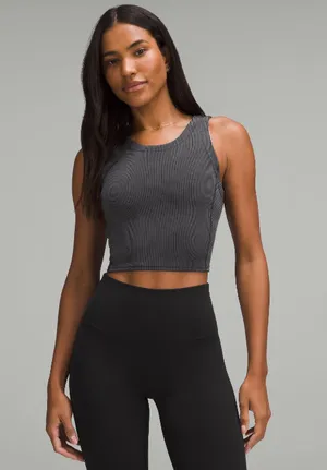 Lululemon Ribbed Softstreme Cropped Tank Top thumbnail 1