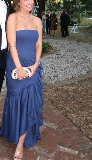 Navy Babyboo Formal Dress thumbnail 4