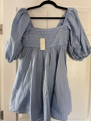 Abercrombie Emerson Puff Sleeve Dress Mini thumbnail 4