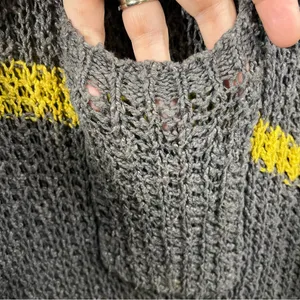 Free People Greenwich Village Oversized Knitted Sweater size M thumbnail 4