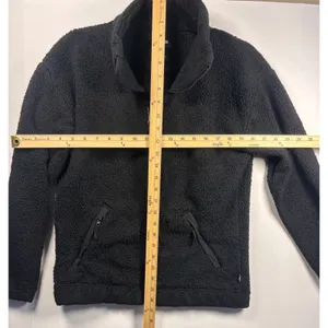 The North Face Womens Black Sherpa‎ Fleece Full Zip Jacket Small NF0A4P8L thumbnail 4