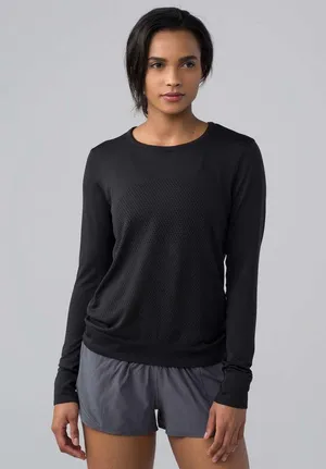 Vintage Lululemon Breeze By Long Sleeve - Black - 6 thumbnail 1