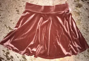 Forever 21 NWT Velvet Skater Skirt thumbnail 1
