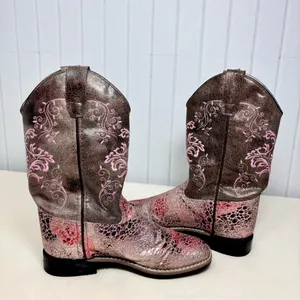 Shyanne Faux Leather Western‎ Boots - Square Toe size Size 5 thumbnail 14