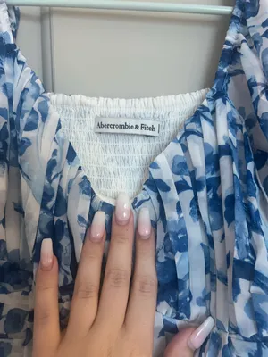Abercrombie Dress Mini Floral Blue thumbnail 3