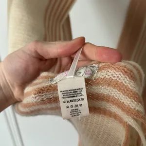 NWT Free People Striped Tan and Pink Scarf thumbnail 5