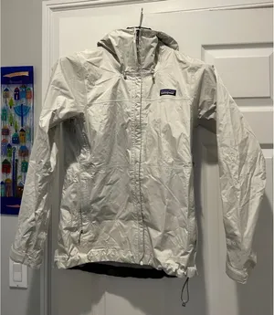 Patagonia H2No Beige Waterproof Jacket with Hood Sz XS thumbnail 1