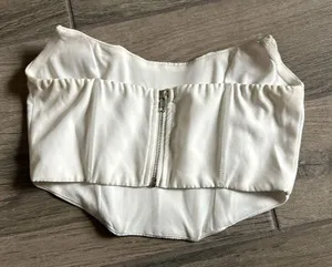 White fox white corset top thumbnail 3