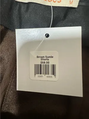 Olivaceous suede shorts thumbnail 3
