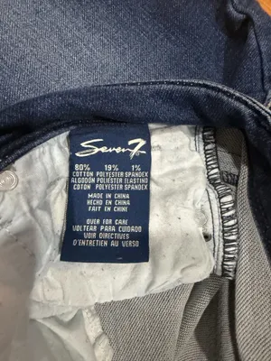 Seven7 woman Denim blue capri Jeans 8 thumbnail 4