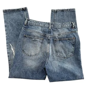 We‎ the Free People Dakota Straight Leg Jeans Size 29 Denim Distressed Cigarette thumbnail 5