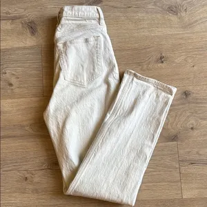 ABERCROMBIE & FITCH Curve Love The Dad High Rise Crossover Jeans Size 27/4L thumbnail 9