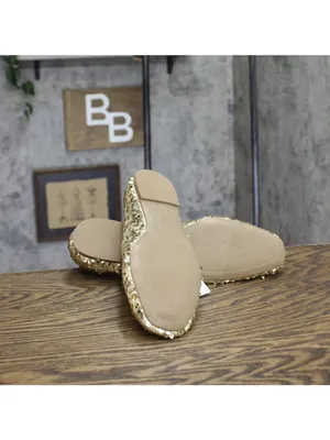 NWT A New Day Womens Sammie Ballet Flats 94685491 Gold Yellow 10M thumbnail 7