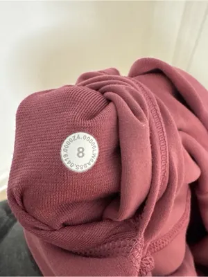 lululemon mauve-pink leggings with size dot thumbnail 3