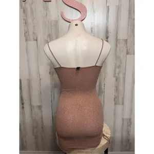 Windsor Shine On Ruched Glitter Mini Dress size XSmall thumbnail 4