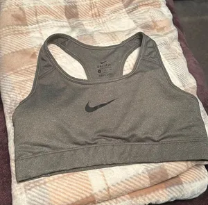 Nike grey  sports bra thumbnail 1