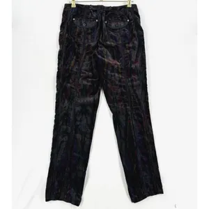 Marrakech Women 29 Printed Corduroy Cargo Pants Multicolor Y2K Boho Utility Art thumbnail 2