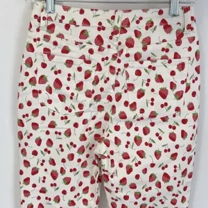 Dolls Kill Sugar Thrillz Farm Stand Strawberry Cherry Print Jeans thumbnail 4