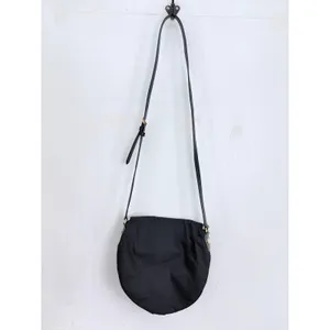 Marc Jacobs Crossbody Bag Black Nylon Leather Trim Gold Hardware OS thumbnail 8