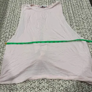 inLUV Pink Oversized Tie Back Muscle Tank thumbnail 8