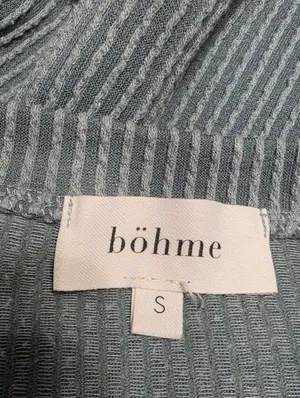 Bohme Long Sleeve Ribbed Cropped Top Size Small thumbnail 3