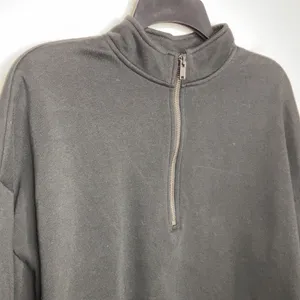 Banana Republic factory half‎ zip sweatshirt bubble sleeves size medium thumbnail 3