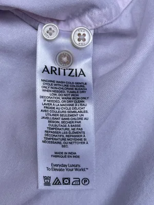 Aritzia TNA Pink Button-Down Shirt in Pink Preppy Classic Capsule Wardrobe Small thumbnail 5