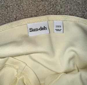 Aritzia Sunday Best Yellow Halter Top thumbnail 4
