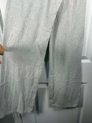 Brandy Melville High-Waisted Wide-Leg Lounge Pants in Heather Grey thumbnail 5