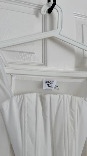 Princess Polly Corset Top White Bustier thumbnail 2