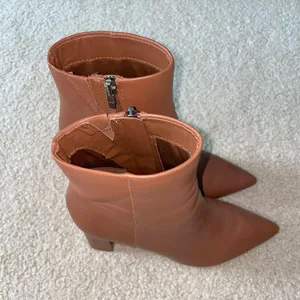 Marc Fisher Brown Booties thumbnail 2