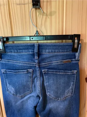Kancan Jeans distressed jeans size 0/23 frayed hem thumbnail 5