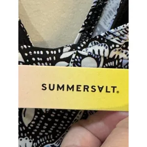 Summersalt Women's Swimsuit The Wrap -Piece Swim Size 2 Floral!‎ thumbnail 6
