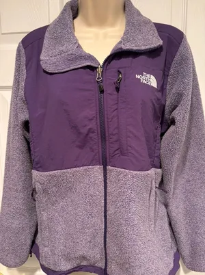 The North Face Women's Denali Fleece Jacket‎ M Purple Polartec Y2K Vintage thumbnail 1