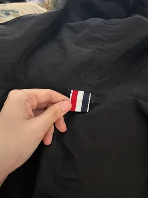 John Galt Black Lightweight Windbreaker Jacket thumbnail 6