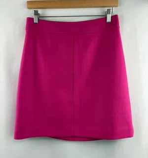 Women’s J.Crew Size 6 Hot Pink Pencil Mini Skirt thumbnail 1
