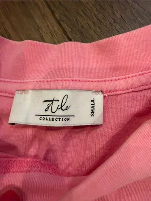Stile Women’s Pink Short Sleeve & Short Matching Set - Small - C72-091 thumbnail 5