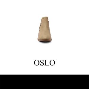 Women's Tan Cutout Ankle Booties - Sleek Low Heel size 6.5 new thumbnail 9