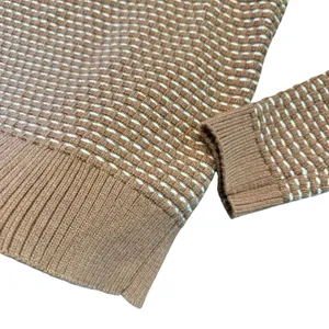 J. Crew Beige and White Cowl Neck Sweater thumbnail 2