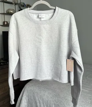 Cropped Sweater M Gray Size M thumbnail 1