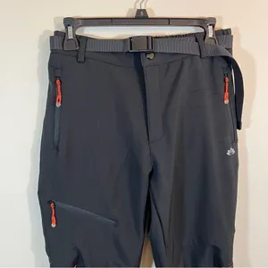 ✨ Healthyoga Women’s Black Soft Shell Pants‎ Snow Small thumbnail 2