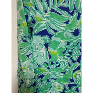 Lilly Pulitzer Marlowe Koala of the Wild T Shirt Dress Blue Green XXS Pima NWOT thumbnail 5