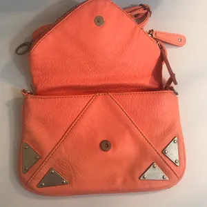 Free People small crossbody coral color thumbnail 2