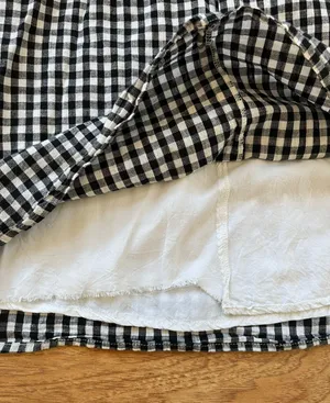 Black And White Gingham Dress thumbnail 4
