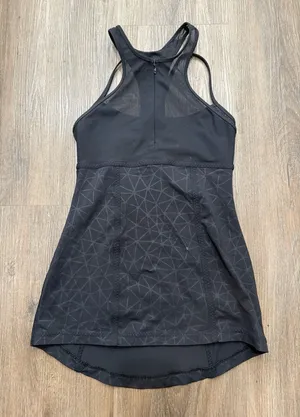 Lululemon Black Pedal Pace Dream Catcher Athletic Tank Top Size 4‎ thumbnail 1