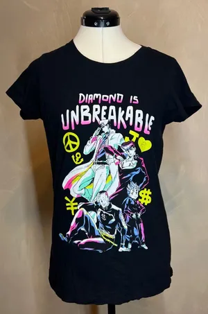 JoJo's Bizarre Adventure Anime women’s short sleeve Casual Graphic T-Shirt|Sz:M thumbnail 1