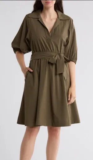 Calvin Klein Khaki Dress thumbnail 1